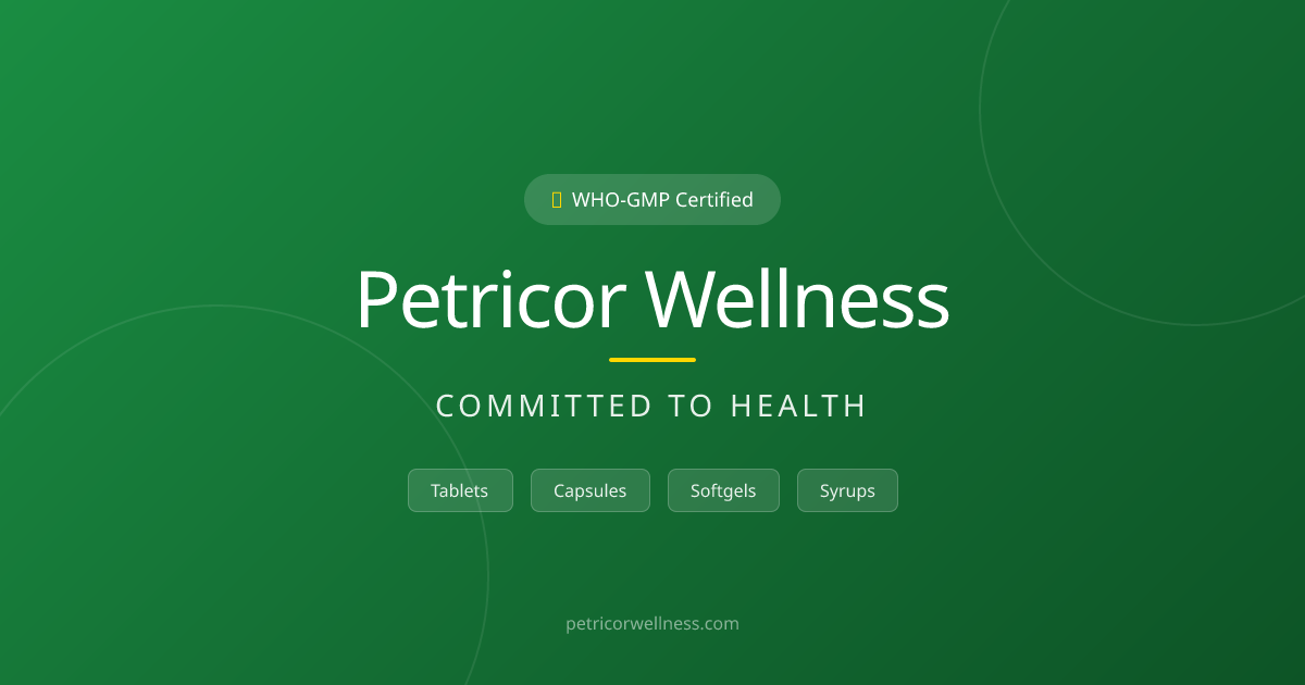 Petricor Wellness | Quality Pharmaceutical Products - Committed to Health
